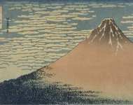 Katsushika Hokusai Thriumhant Wind on a Fine Day Red Fuji  - Hermitage